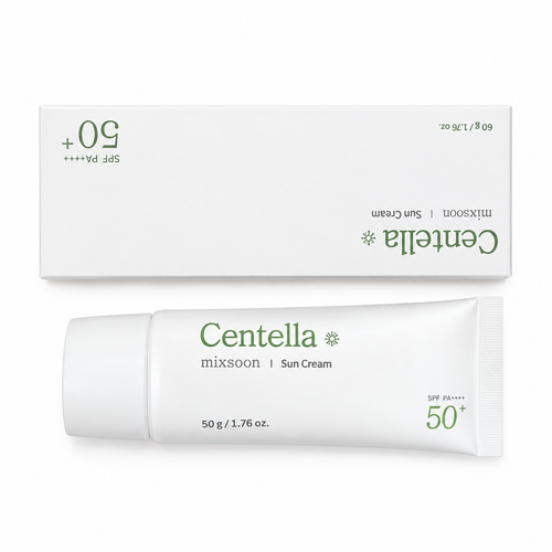 Mixsoon Centella Sun Cream SPF 50+ PA++++ – Crème solaire visage 50 g